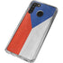 Czech Republic Flag Distressed Galaxy A21 Clear Case